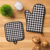 Buffalo Plaid Ovenwant & Pannenlap Set (Top down)