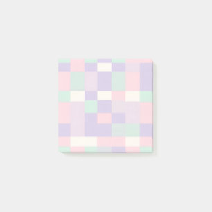 Buffalo Plaid Pastel Rustieke Cottagecore Spring Post-it® Notes