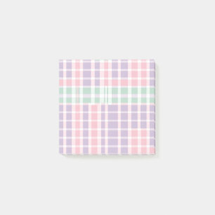 Buffalo Plaid Pastel Rustieke Cottagecore Spring Post-it® Notes
