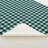 Buffalo Plaid Print Sherpa Blanket Sherpa Deken (3/4)