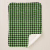 Buffalo Plaid Print Sherpa Dekbed Deken (Voorkant)