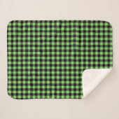 Buffalo Plaid Print Sherpa Dekbed Deken (Voorkant (horizontaal))