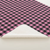 Buffalo Plaid Print Sherpa Dekbed Deken (3/4)
