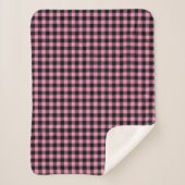 Buffalo Plaid Print Sherpa Dekbed Deken (Voorkant)