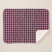 Buffalo Plaid Print Sherpa Dekbed Deken (Voorkant (horizontaal))