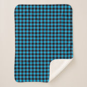 Buffalo Plaid Print Sherpa Dekbed Deken (Voorkant)