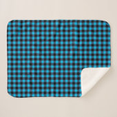 Buffalo Plaid Print Sherpa Dekbed Deken (Voorkant (horizontaal))
