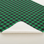 Buffalo Plaid Print Sherpa Dekken Deken (3/4)