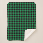 Buffalo Plaid Print Sherpa Dekken Deken (Voorkant)