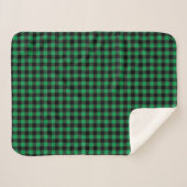 Buffalo Plaid Print Sherpa Dekken Deken (Voorkant (horizontaal))