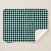 Buffalo Plaid Print Sherpa Dekken Deken (Voorkant (horizontaal))