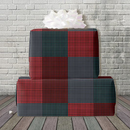 Buffalo Plaid Quilt Patroon Alle Gelegenheden Gift Cadeaupapier