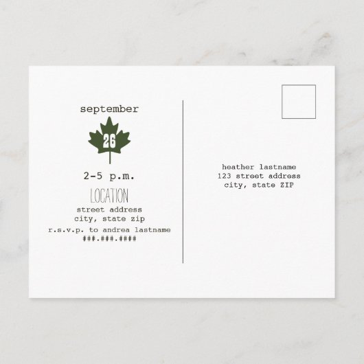 Buffalo Plaid Red Lantern Camping Verjaardag Uitnodiging Briefkaart (Achterkant)