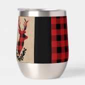 Buffalo Plaid Red Rustic Stag (Rechts)