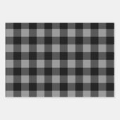 Buffalo Plaid Rob Roy Check grijs geruite patroon Inpakpapier Vel (Voorkant 2)