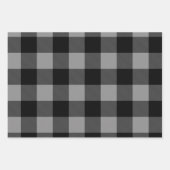 Buffalo Plaid Rob Roy Check grijs geruite patroon Inpakpapier Vel (Voorkant)