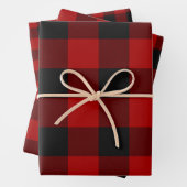 Buffalo Plaid Rob Roy Check rood geruite patroon Inpakpapier Vel (In situ)