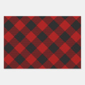 Buffalo Plaid Rob Roy Check rood geruite patroon Inpakpapier Vel (Voorkant)