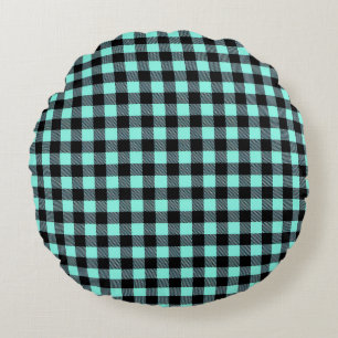 Buffalo Plaid Rond Kussen