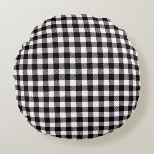 Buffalo Plaid Rond Kussen