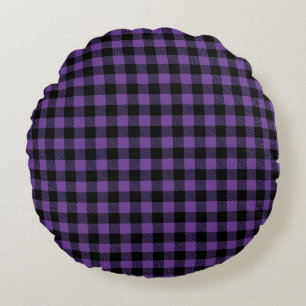 Buffalo Plaid Rond Kussen