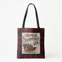 Buffalo Plaid Route 66 Kerststijl