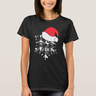 Buffalo Plaid Sneeuw Kerstman Hoed Winter Vibes Pr T-shirt