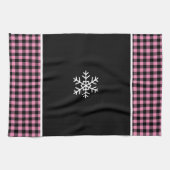 Buffalo Plaid Sneeuwvlok Theedoek (Horizontaal)