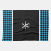 Buffalo Plaid Snowflake Theedoek (Horizontaal)