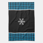 Buffalo Plaid Snowflake Theedoek (Verticaal)