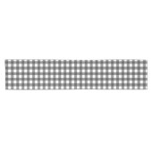 Buffalo Plaid Tafelloper - Zwart-wit Boerderij (Horizontaal)