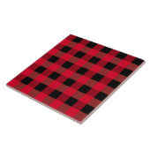 Buffalo plaid tegeltje (Zijkant)