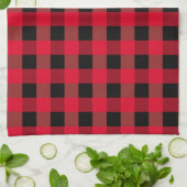 Buffalo plaid theedoek (Gevouwen)