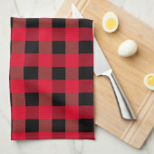 Buffalo plaid theedoek (Quarter Fold)