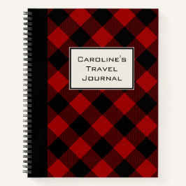  Buffalo Plaid Travel Journal Notitieboek