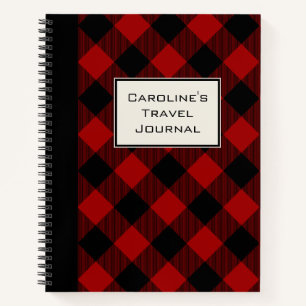  Buffalo Plaid Travel Journal Notitieboek