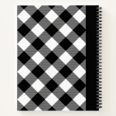  Buffalo Plaid Travel Journal Notitieboek (Achterkant)