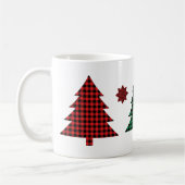 Buffalo Plaid Trees Koffiemok (Links)