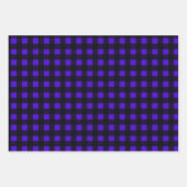 Buffalo Plaid trio rood blauw groen Inpakpapier Vel (Voorkant 2)