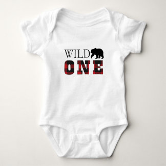 Buffalo Plaid Verjaardag Bodysuit