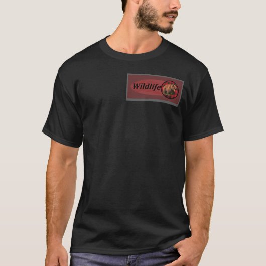Buffalo Plaid Wild Life Beer T-shirt (Voorkant)