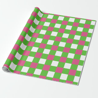 Buffalo Play | AKA Roze en Groene Sorroeënheid Cadeaupapier