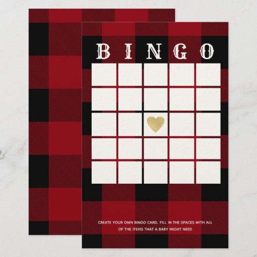 Buffalo Play Bingo (Voorkant / Achterkant)