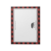 Buffalo Play Black Beer, speciaal aangepast Notitieblok (Linkerzijde)