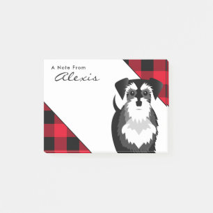 Buffalo Play Black en Silver Schnauzer Post-it® Notes