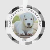 Buffalo Play First Kerstfotoornament Ornament (voorkant)