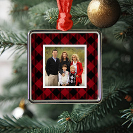Buffalo Play Holiday Foto Metalen Ornament