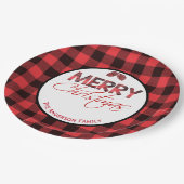 Buffalo Play | Kerst-feestfeest Papieren Bordje (Gekanteld)