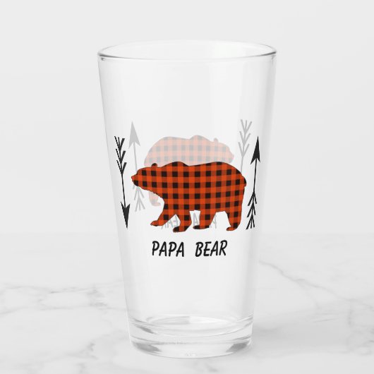 Buffalo Play Papa Beer Glas (Achterkant)