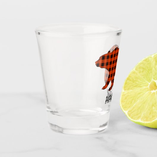 Buffalo Play Papa Beer Shot Glas (Links)